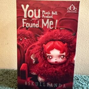 Pop Mart Skullpanda – You Found Me! Series Plush Doll Pendant (Sandman)